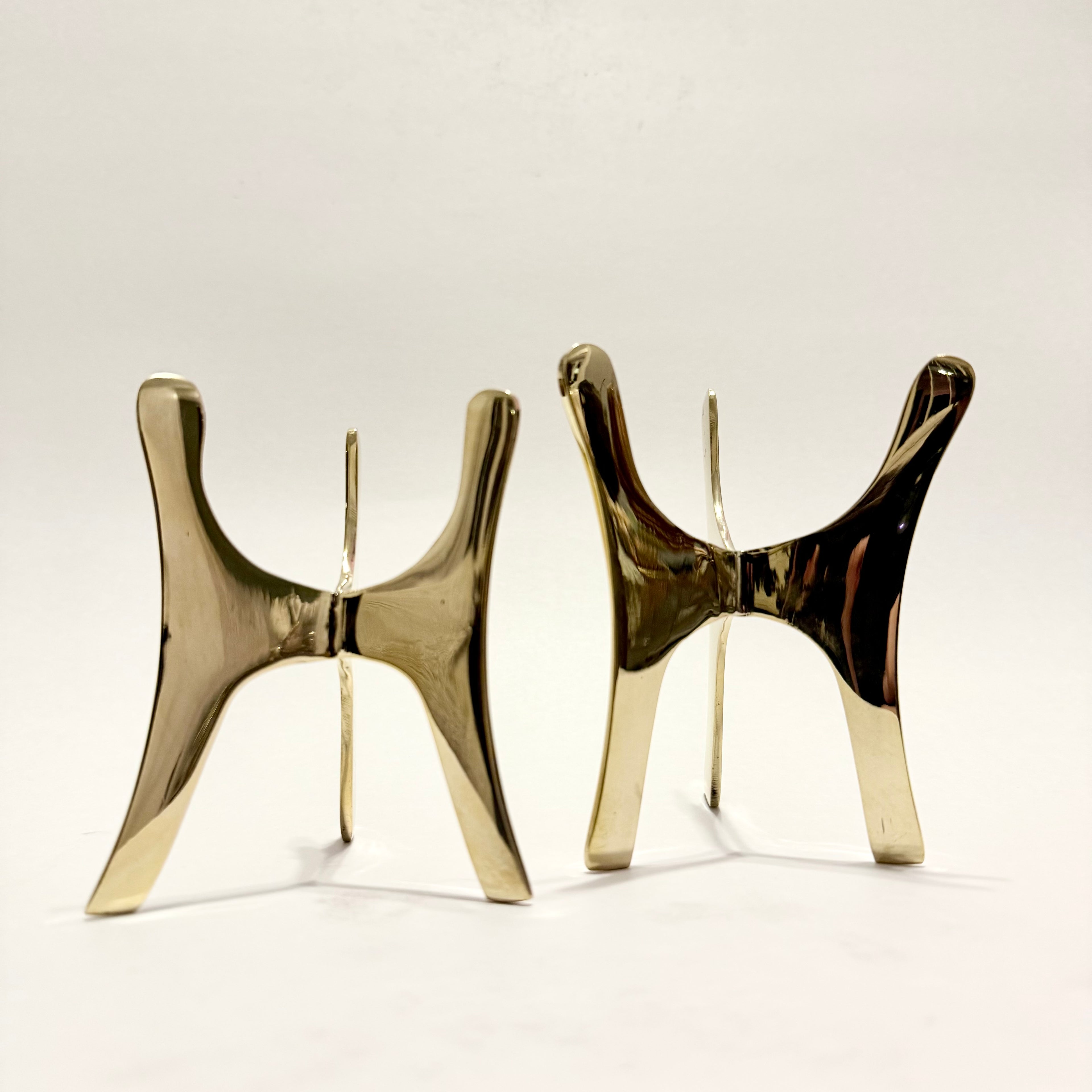 Brass Tripod Mineral | Crystal | Stone Specimen Stand