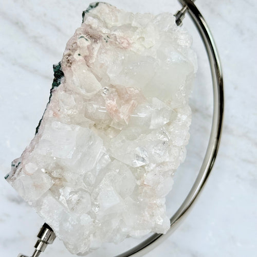 Apophyllite + Chrome Arc Stand