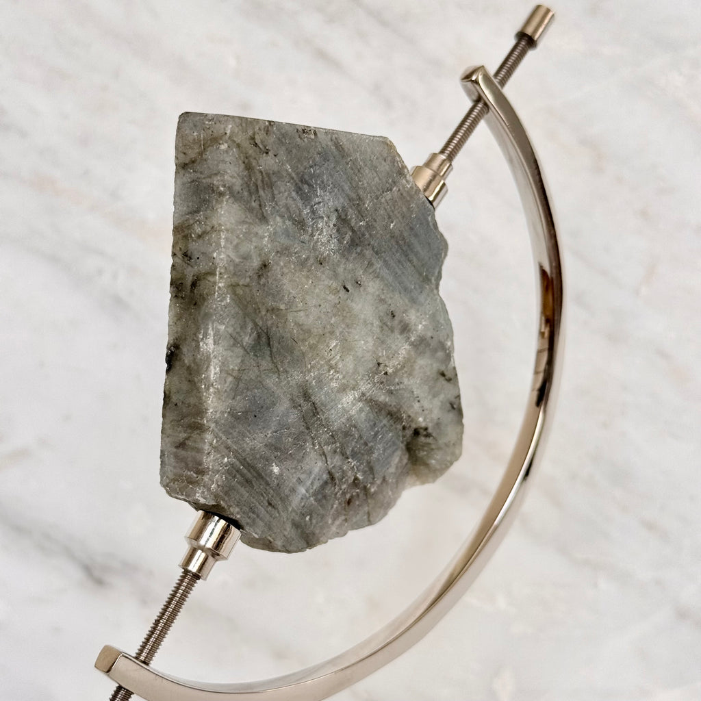 Labradorite + Chrome Arc Stand