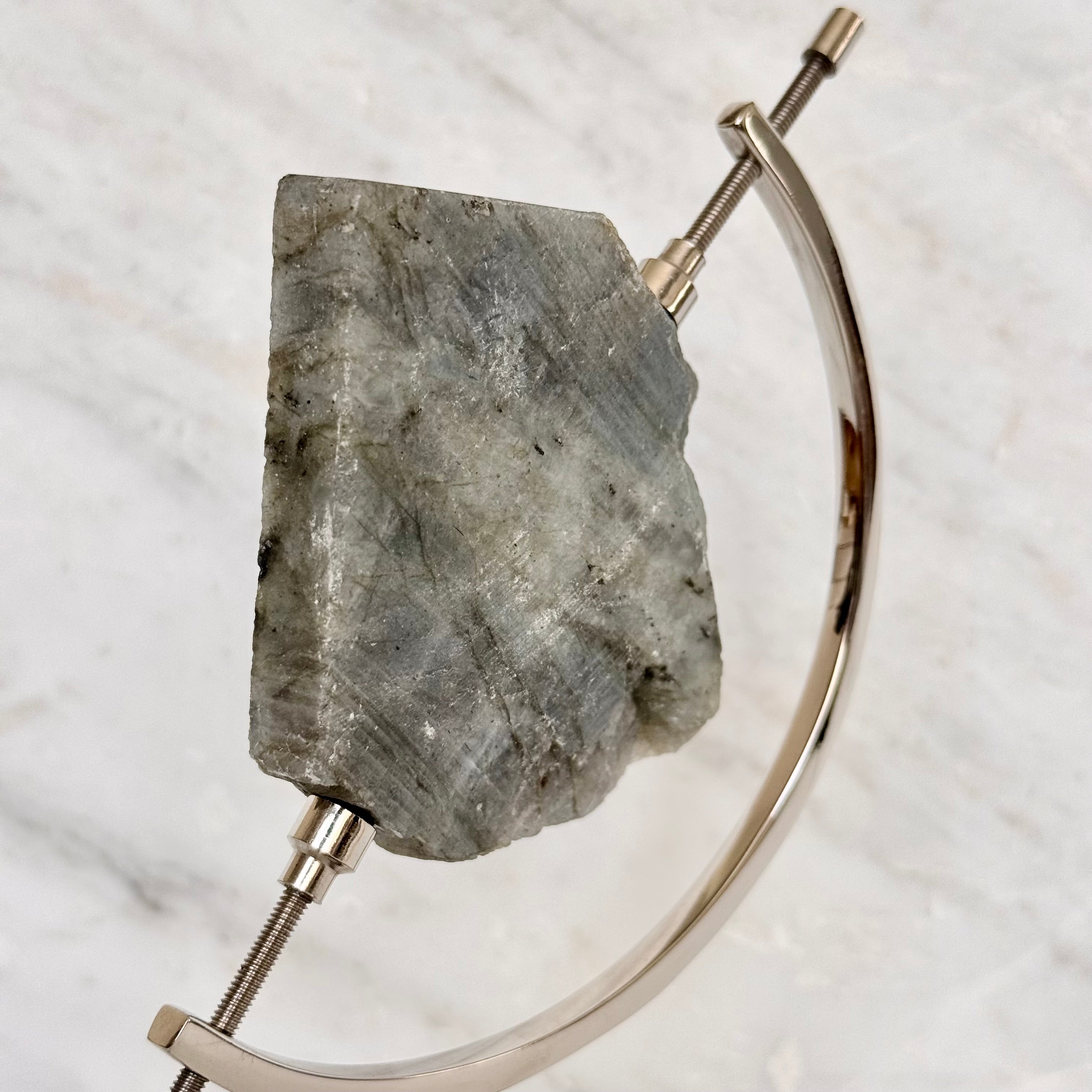 Labradorite + Chrome Arc Stand