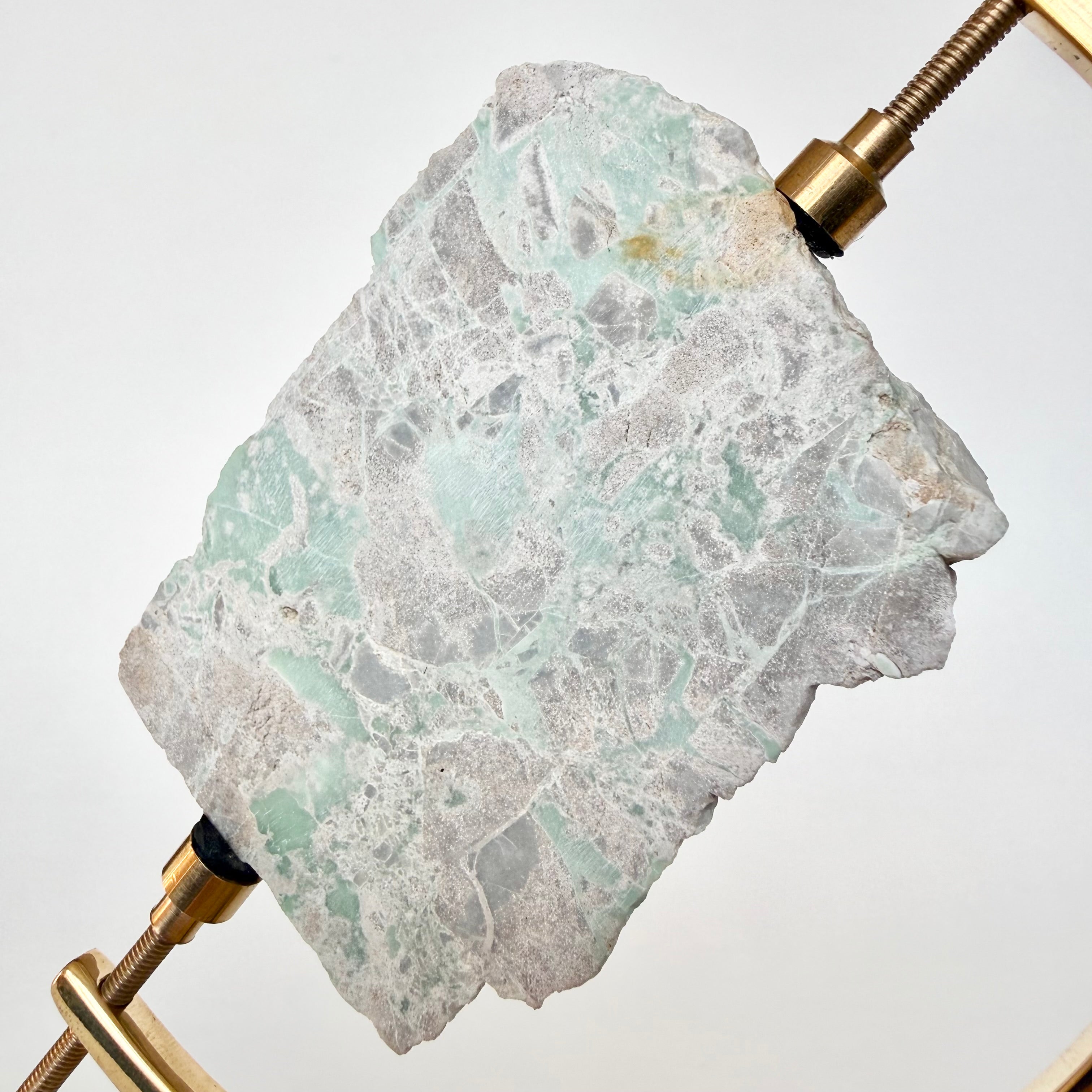 Variscite + Brass Arc Stand