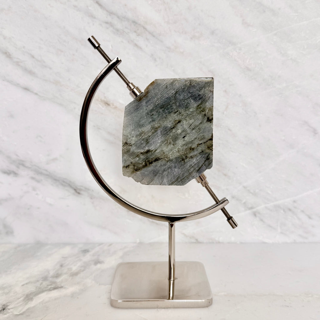 Labradorite + Chrome Arc Stand