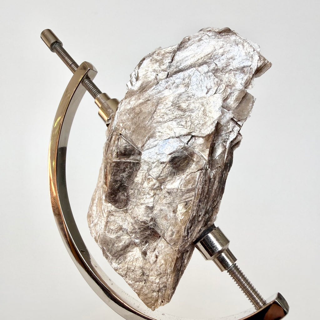 Mica + Chrome Arc Stand