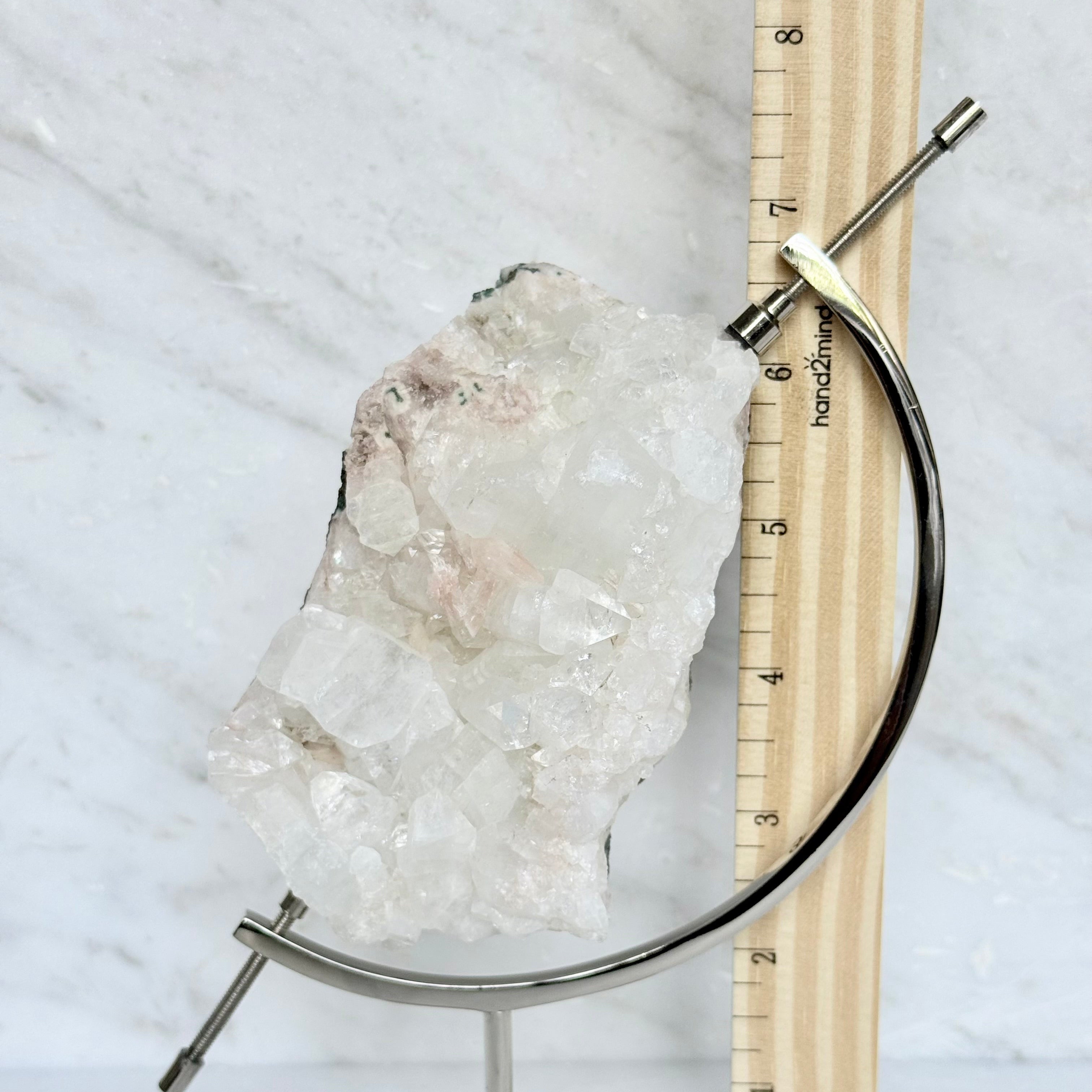 Apophyllite + Chrome Arc Stand