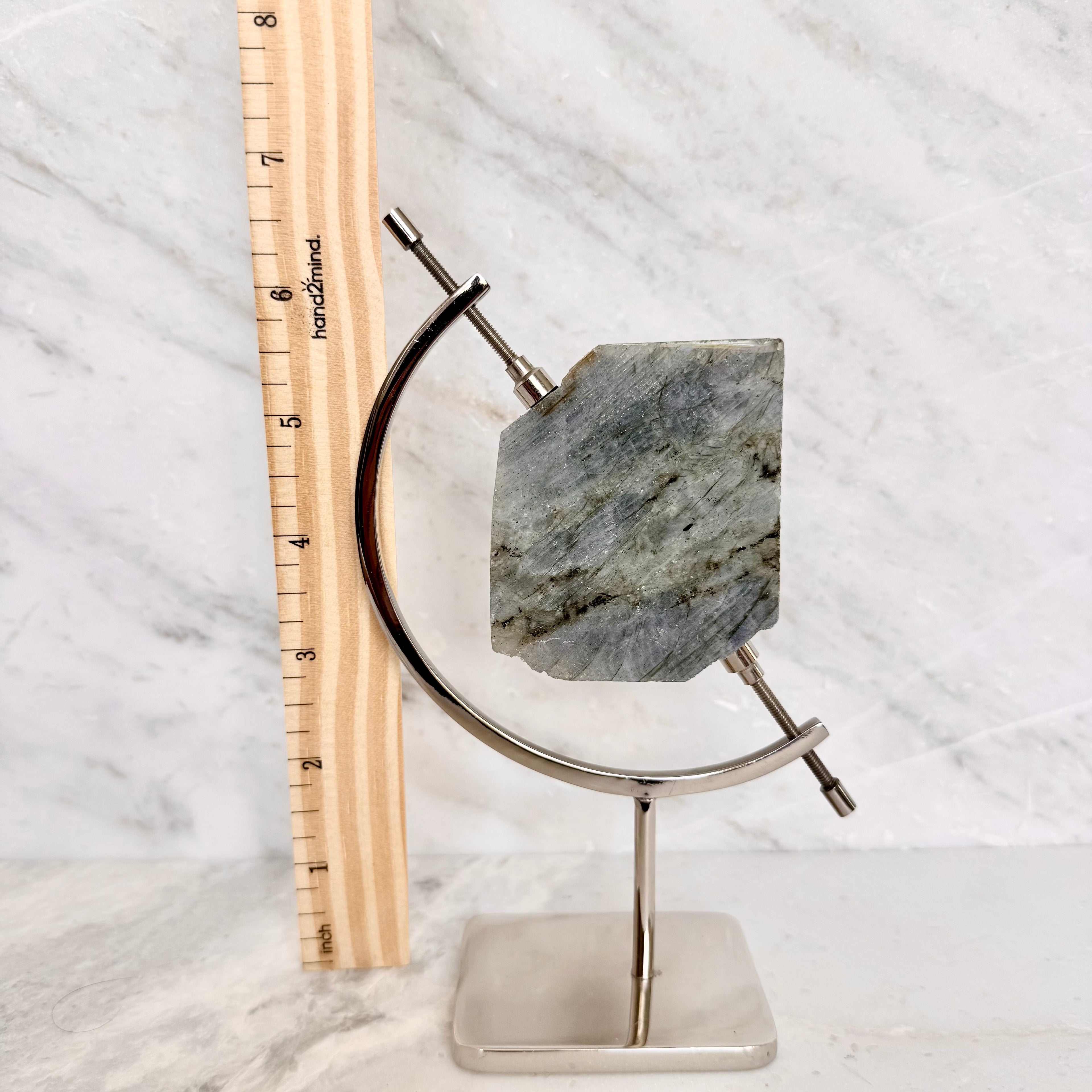 Labradorite + Chrome Arc Stand