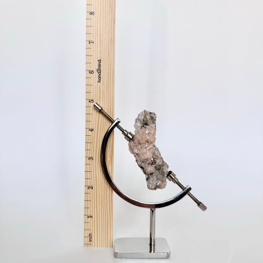 Apophyllite + Chrome Arc Stand