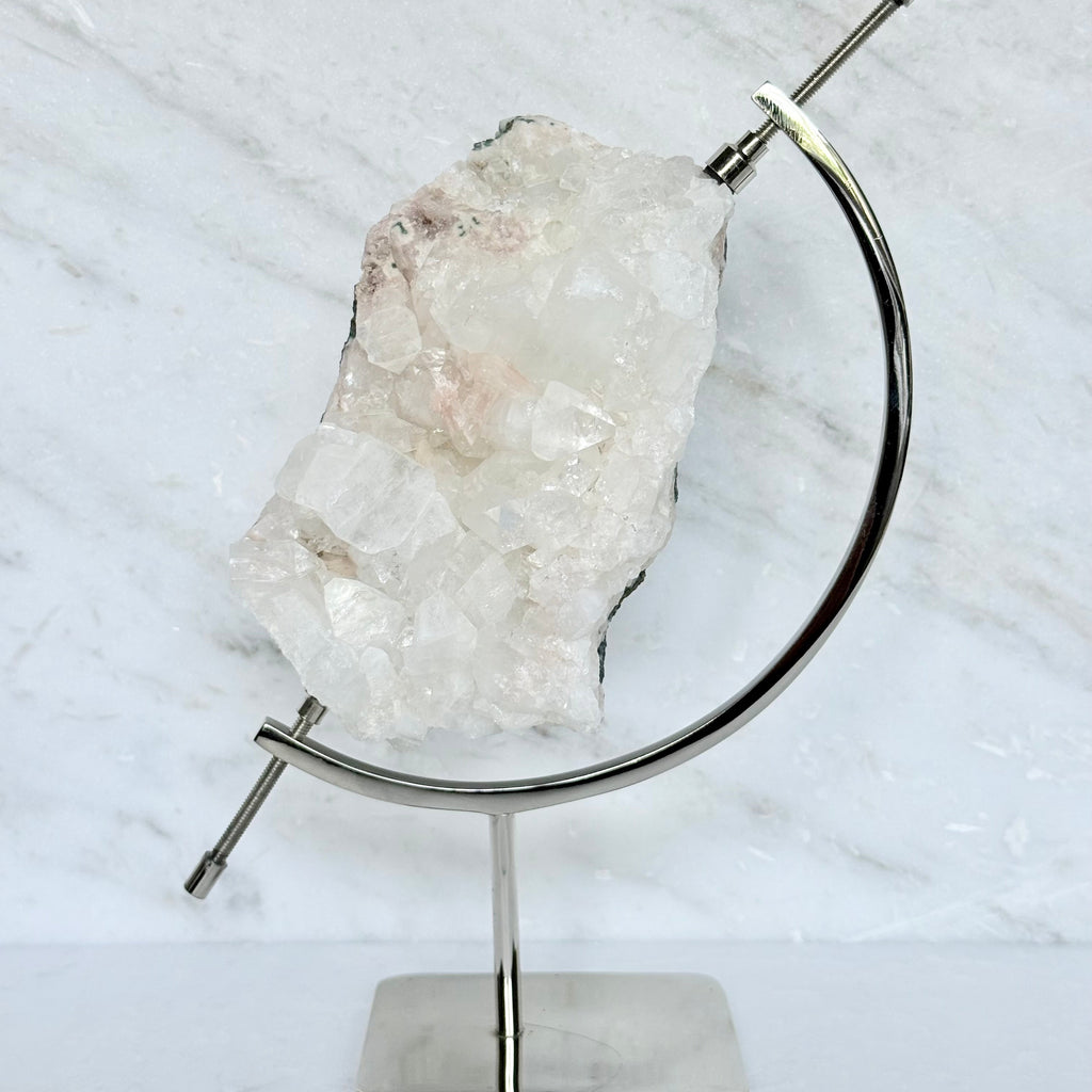 Apophyllite + Chrome Arc Stand