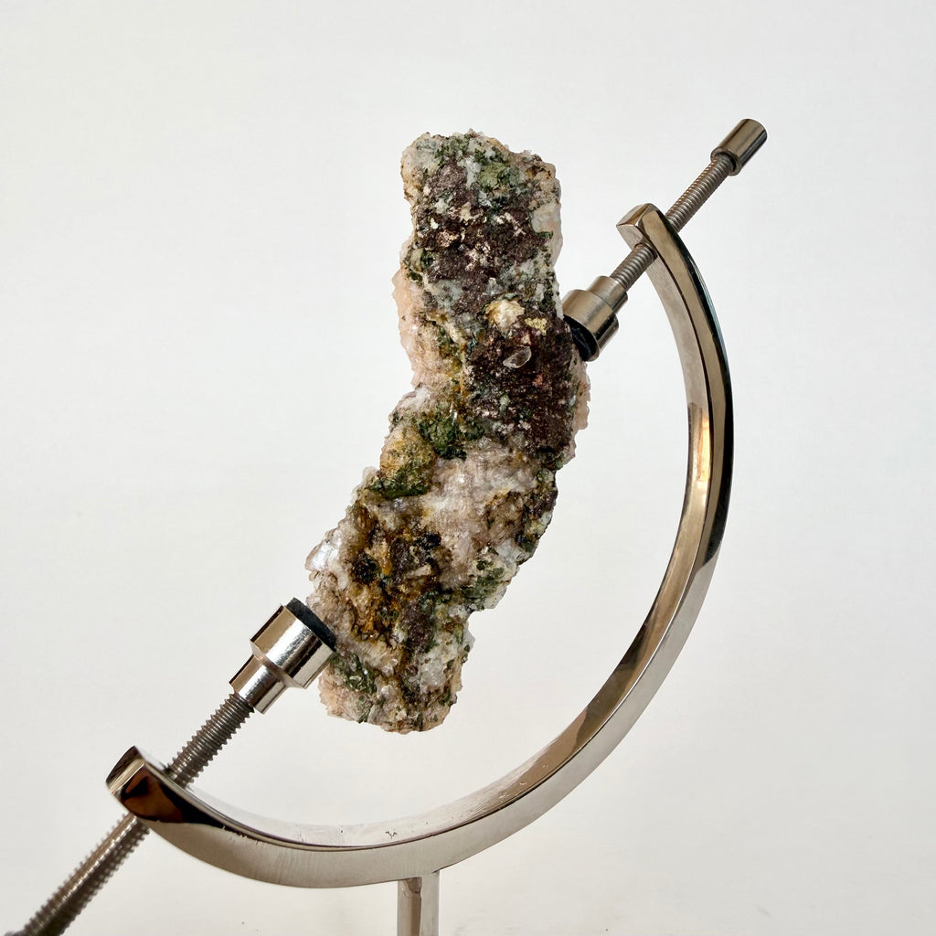Apophyllite + Chrome Arc Stand