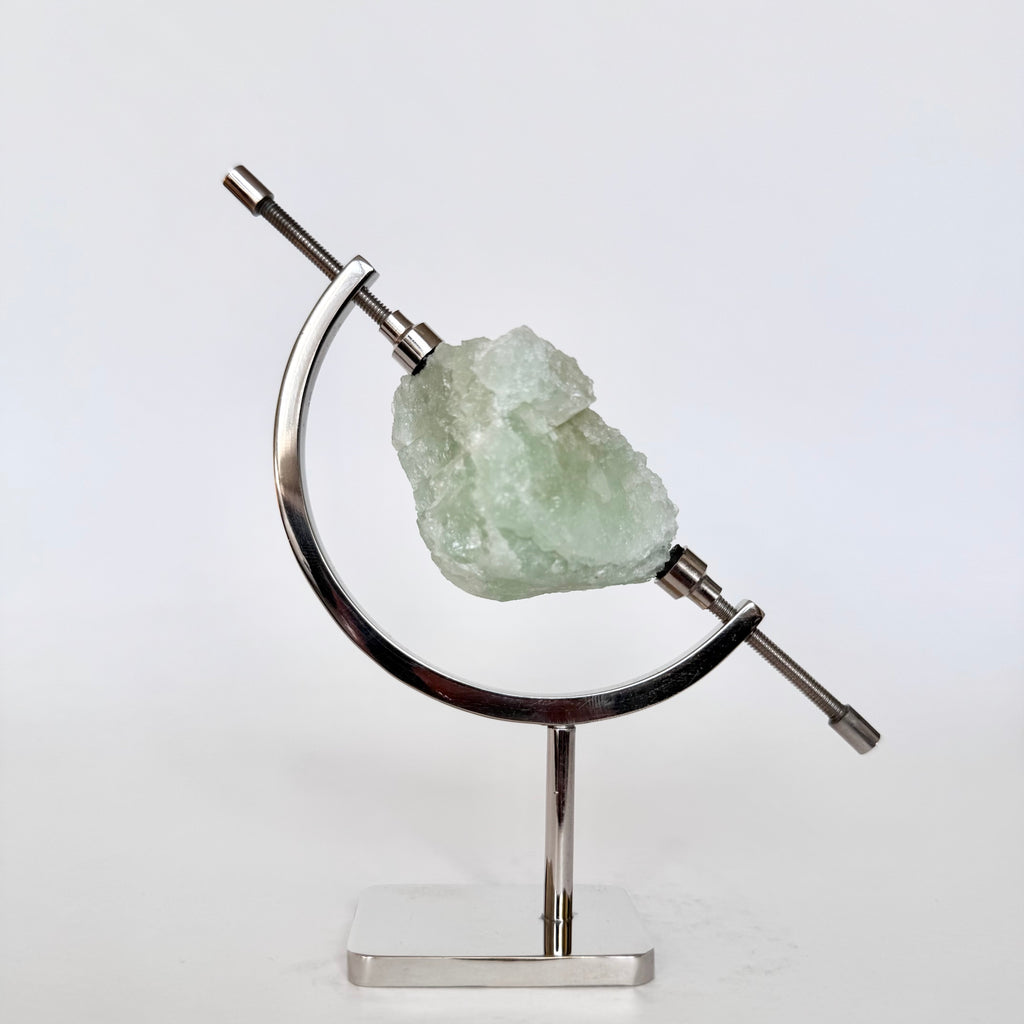 Aquamarine + Chrome Arc Stand