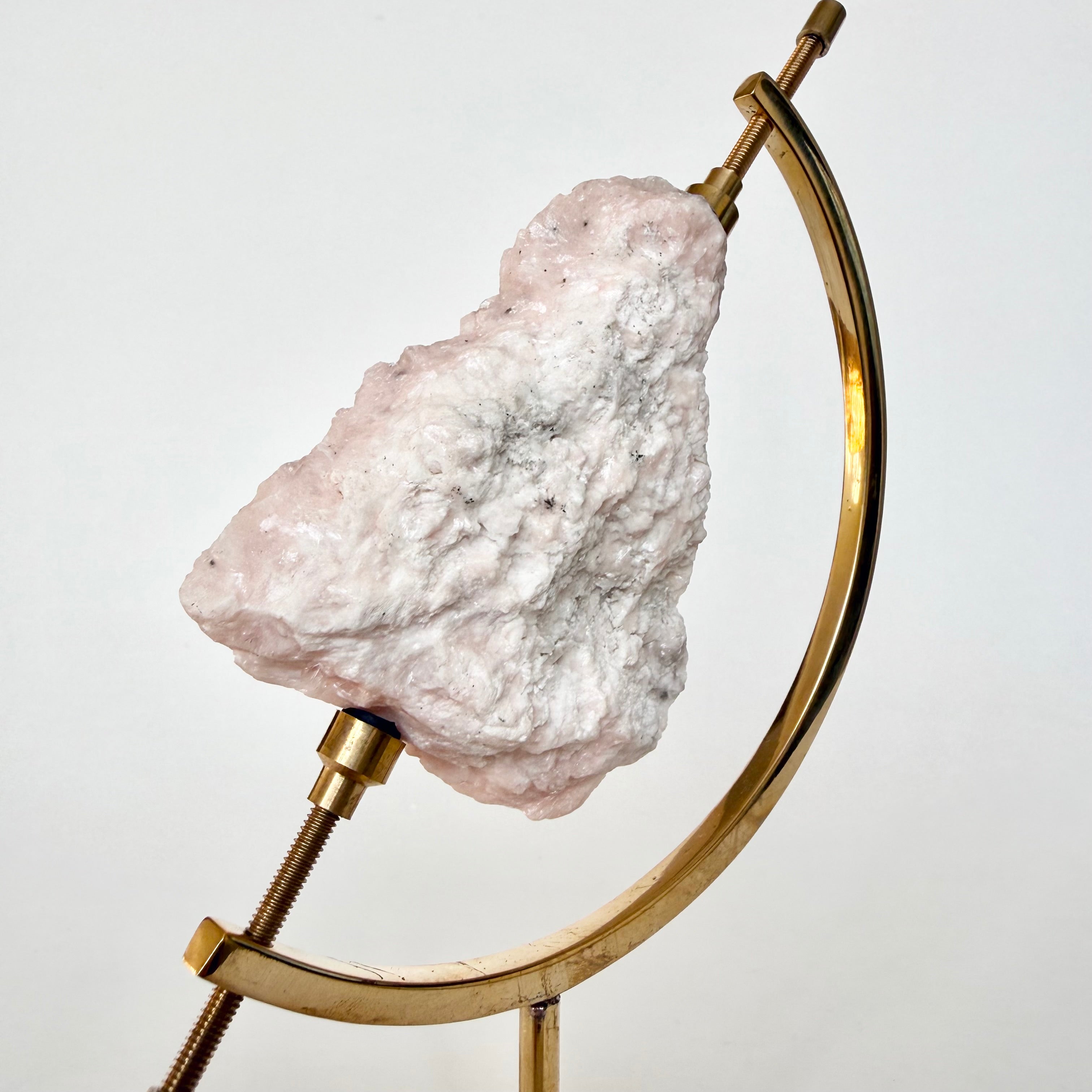 Dolomite + Brass Arc Stand