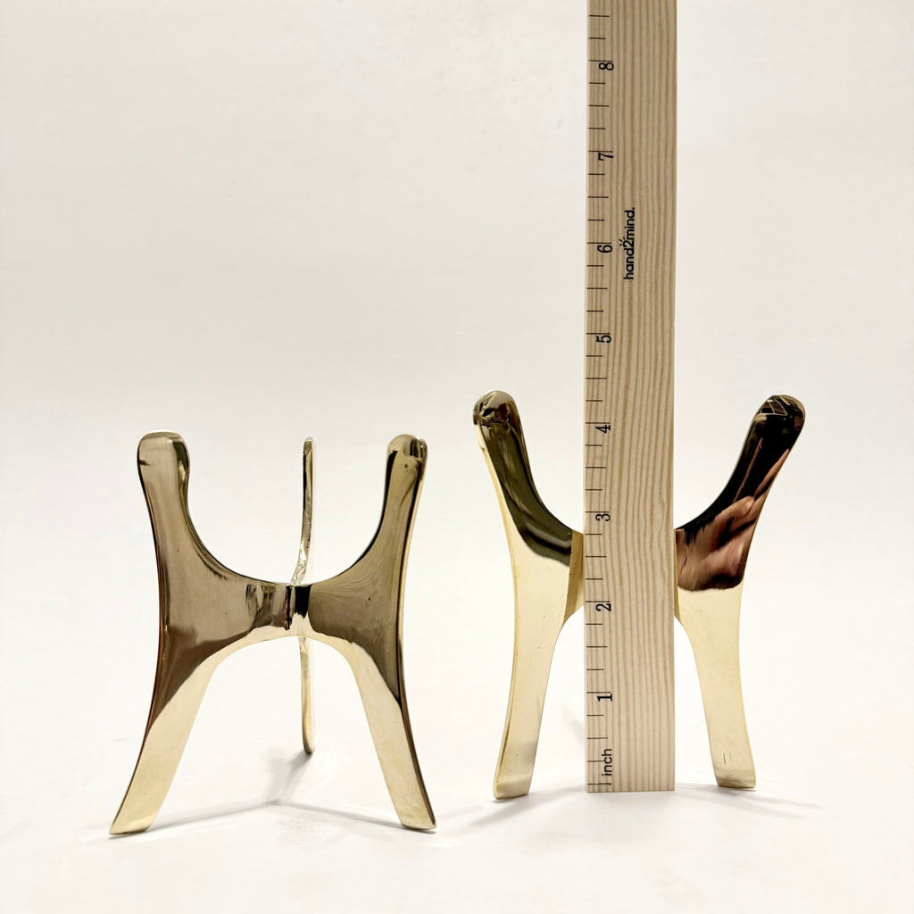 Brass Tripod Mineral | Crystal | Stone Specimen Stand