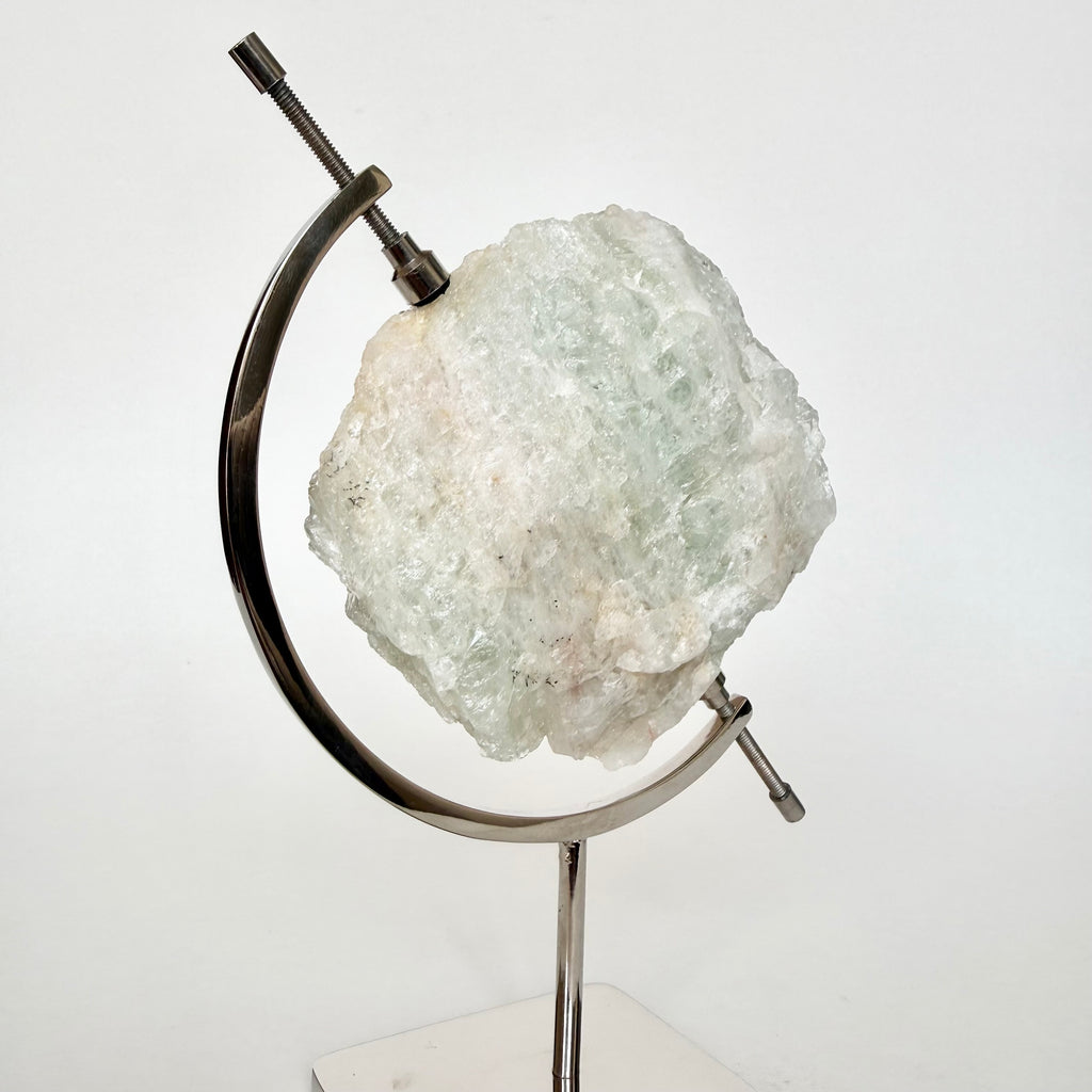 Aquamarine + Chrome Arc Stand