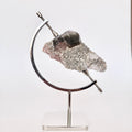 Smoky Quartz + Chrome Arc Stand
