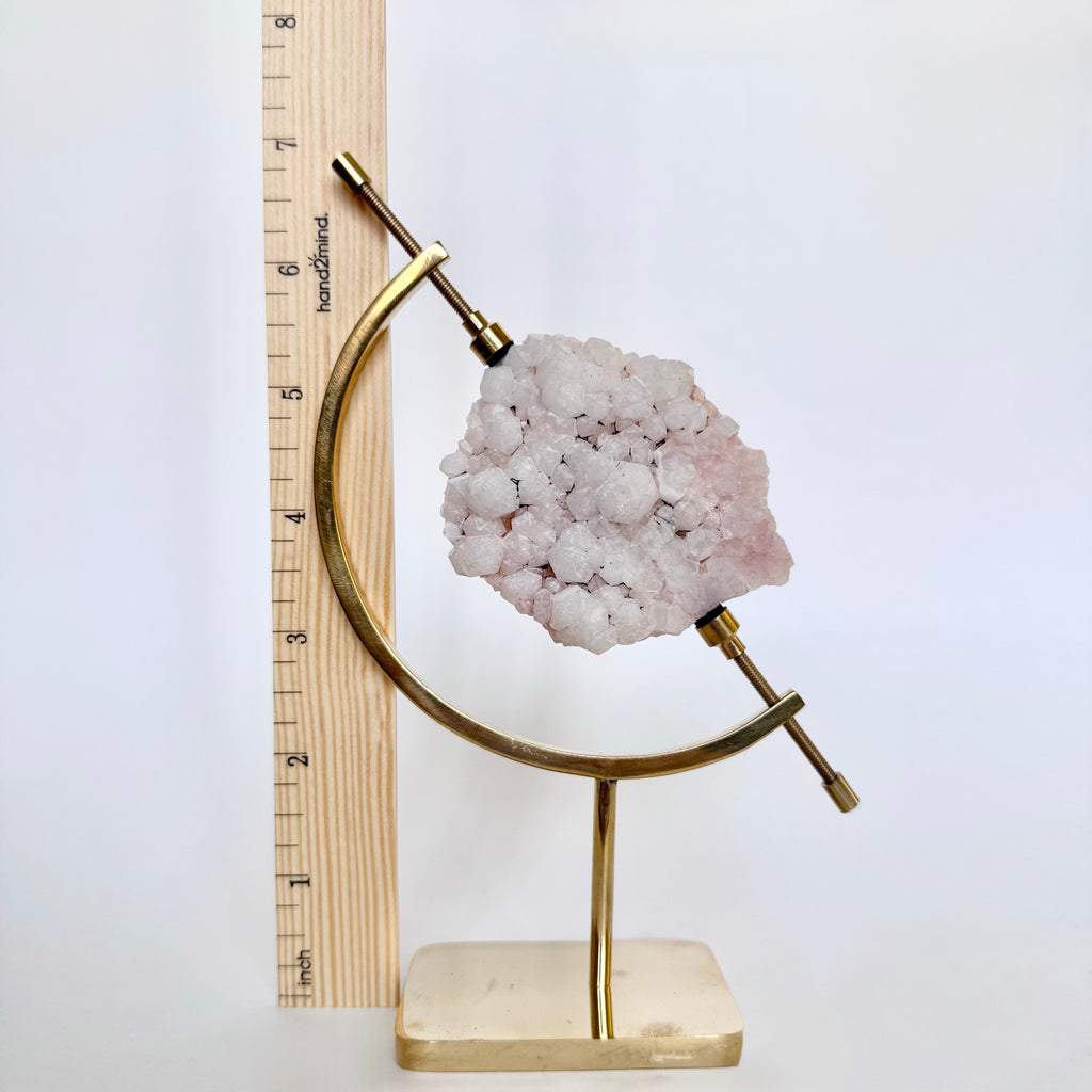 Zeolite + Brass Arc Stand