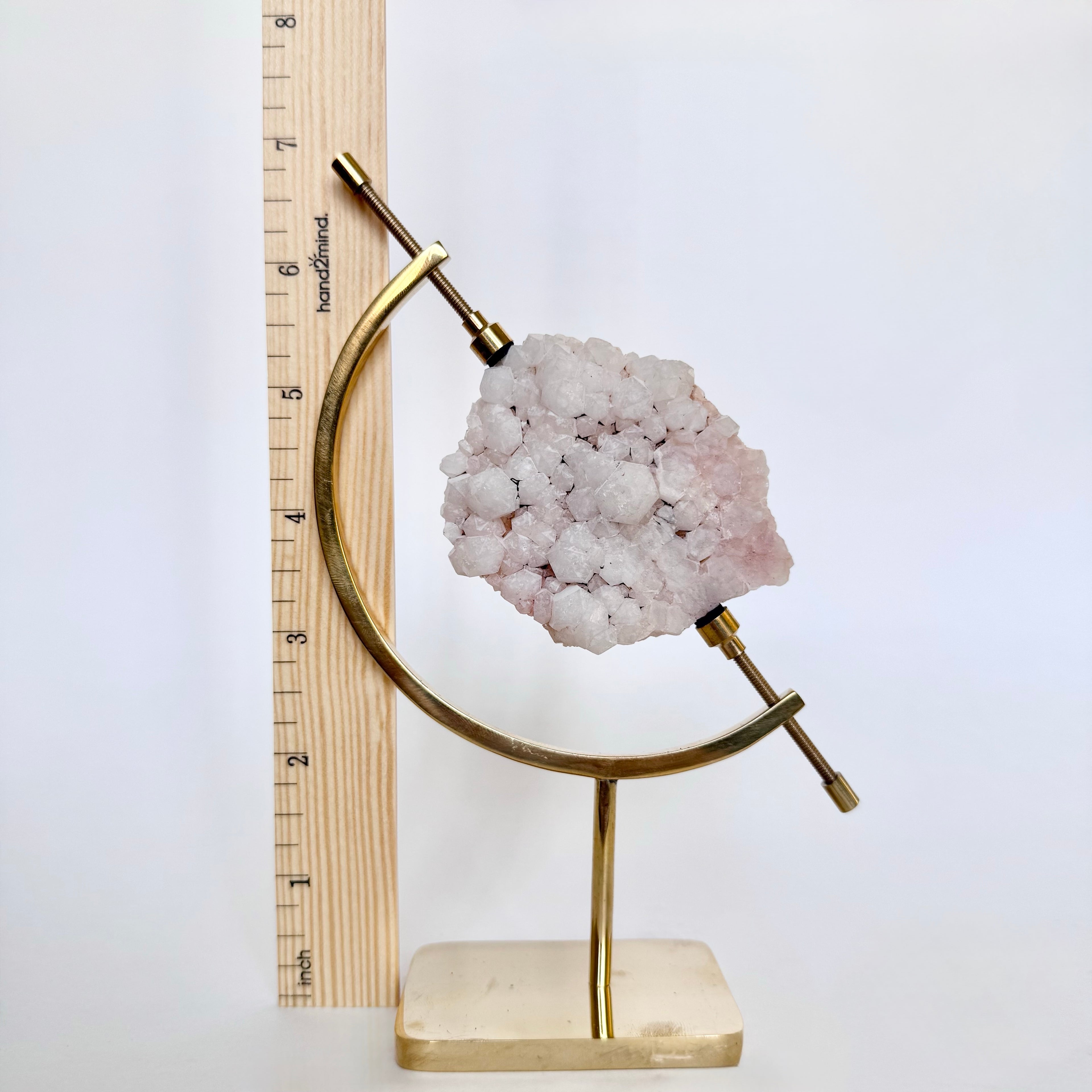 Zeolite + Brass Arc Stand
