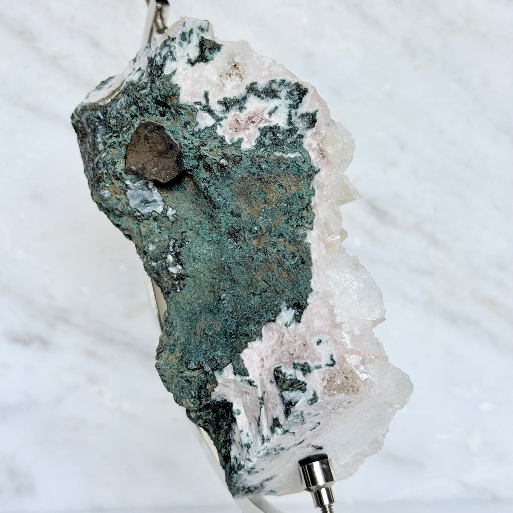 Apophyllite + Chrome Arc Stand