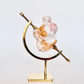 Barite + Brass Arc Stand