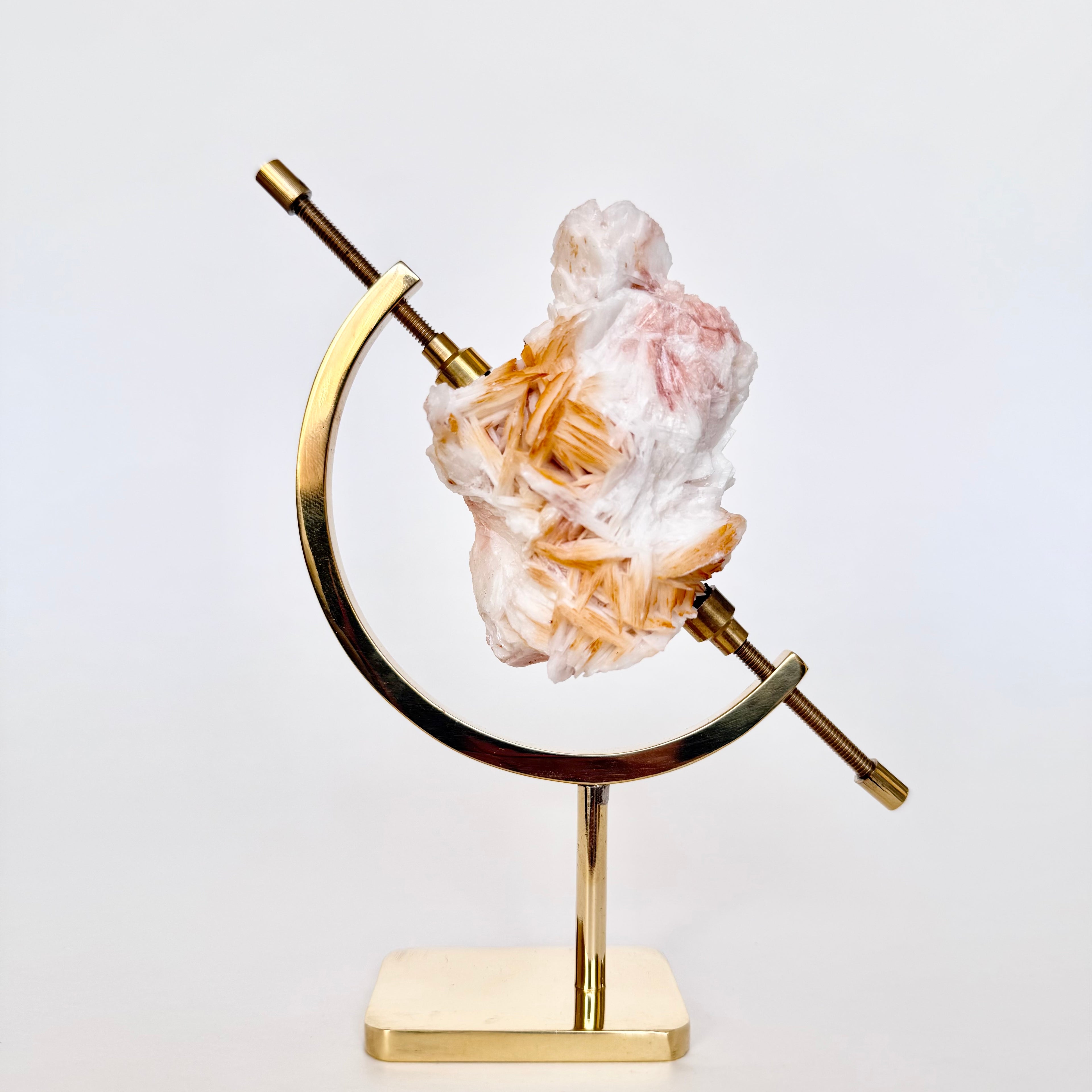 Barite + Brass Arc Stand