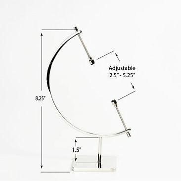 Chrome Arc Stand
