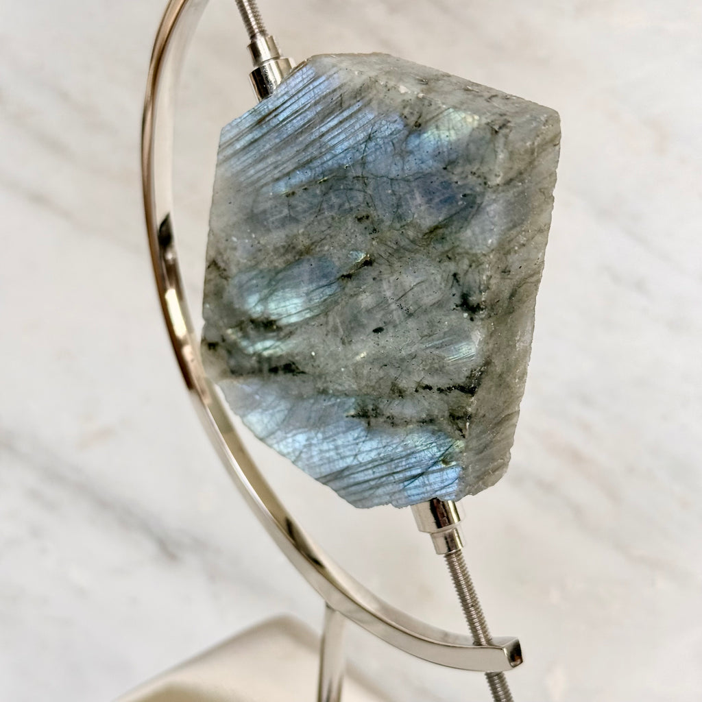 Labradorite + Chrome Arc Stand
