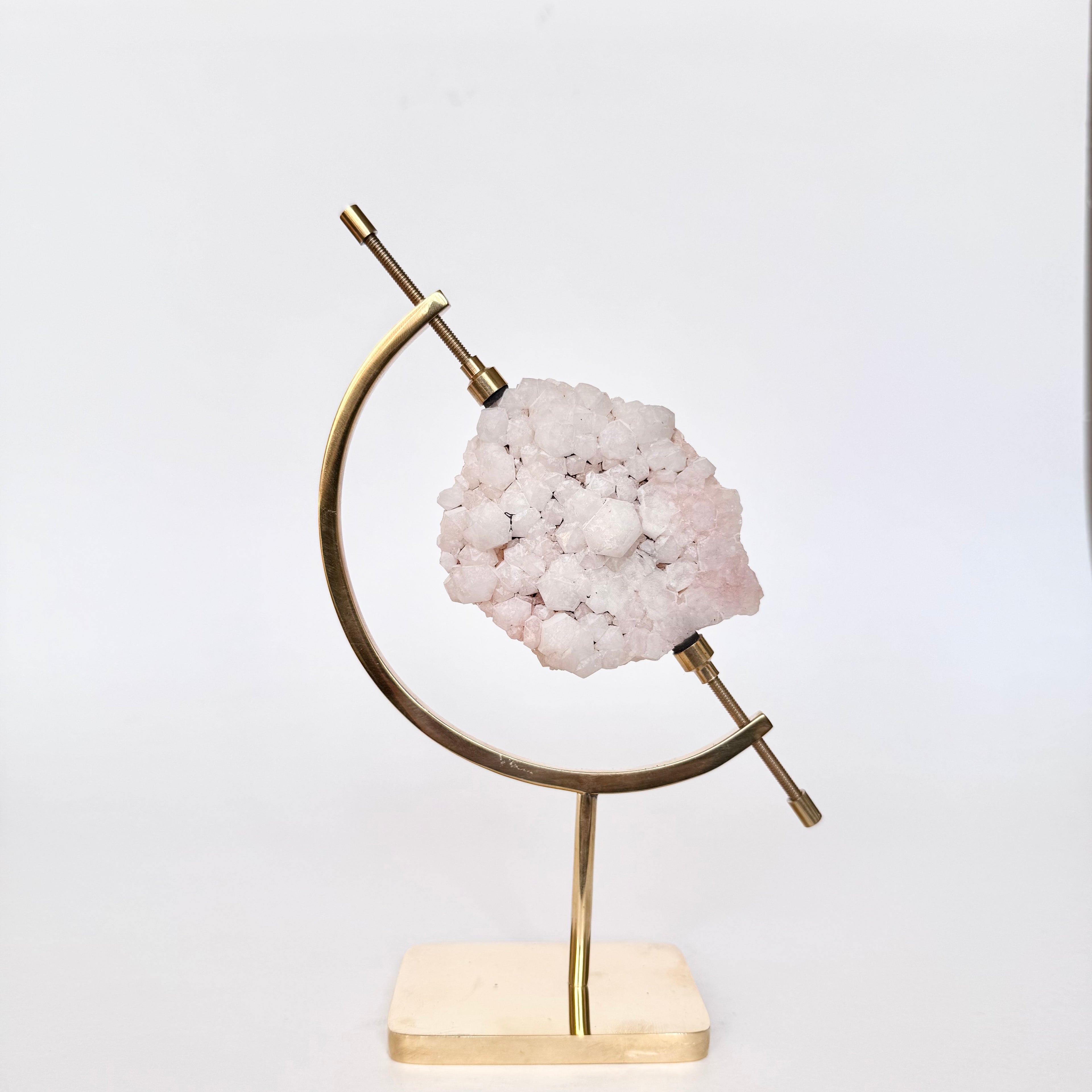 Zeolite + Brass Arc Stand