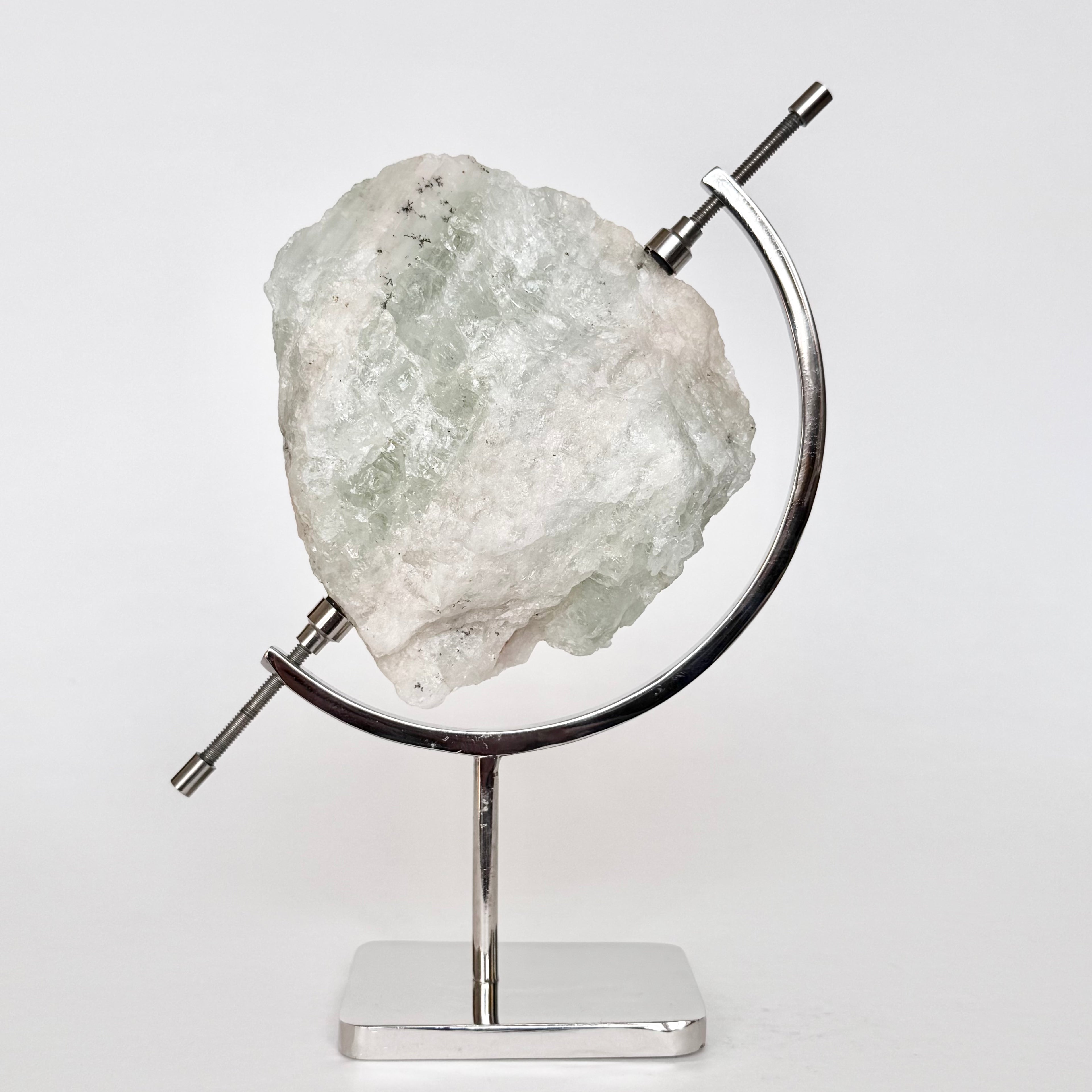 Aquamarine + Silver Arc Stand