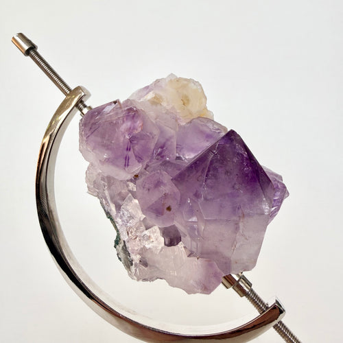 Amethyst + Silver Arc Stand