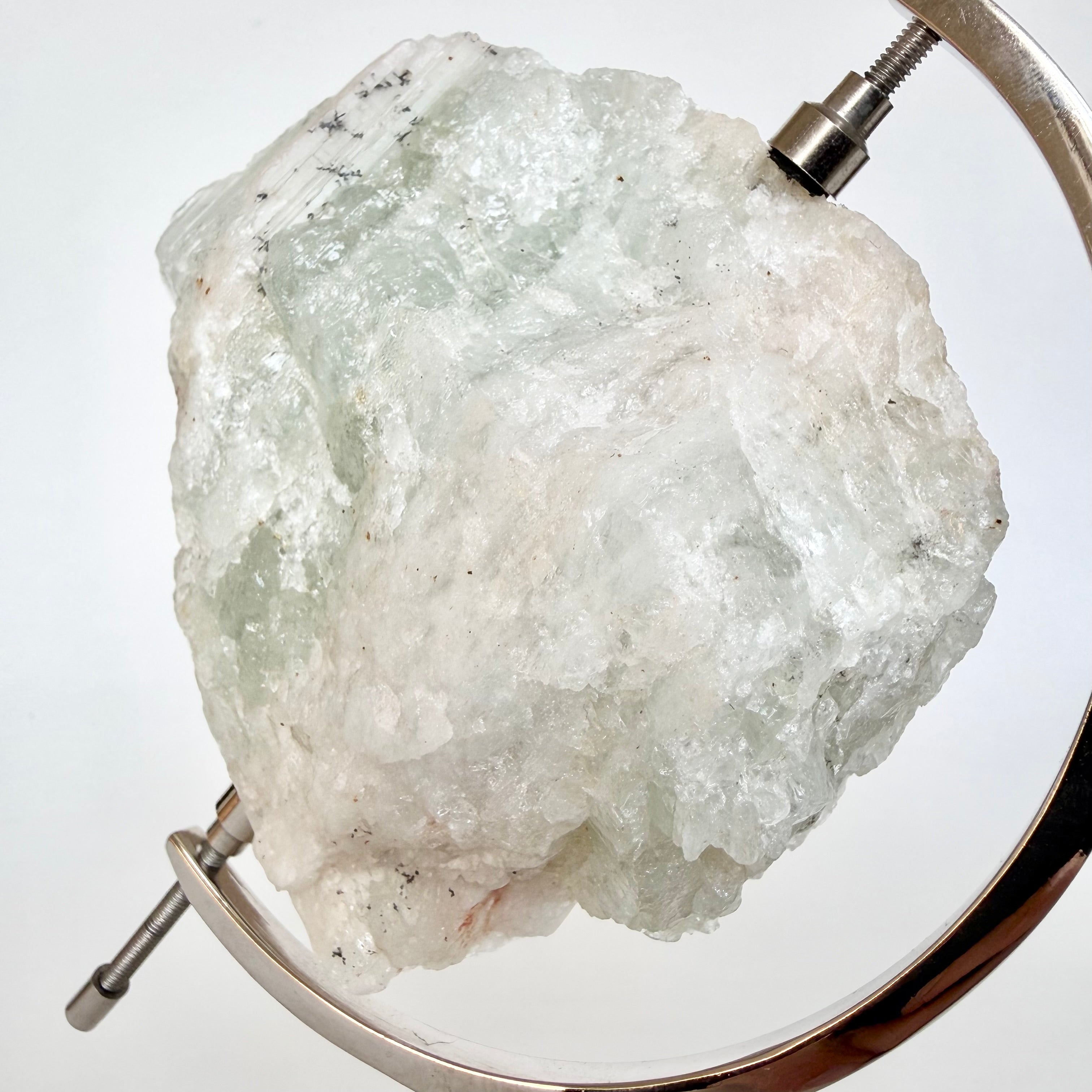 Aquamarine + Silver Arc Stand