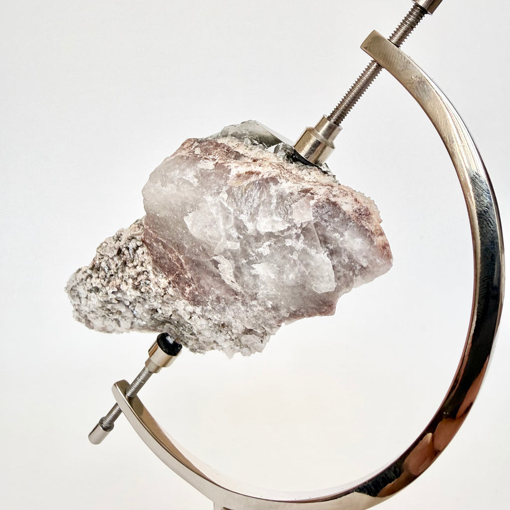 Smoky Quartz + Chrome Arc Stand