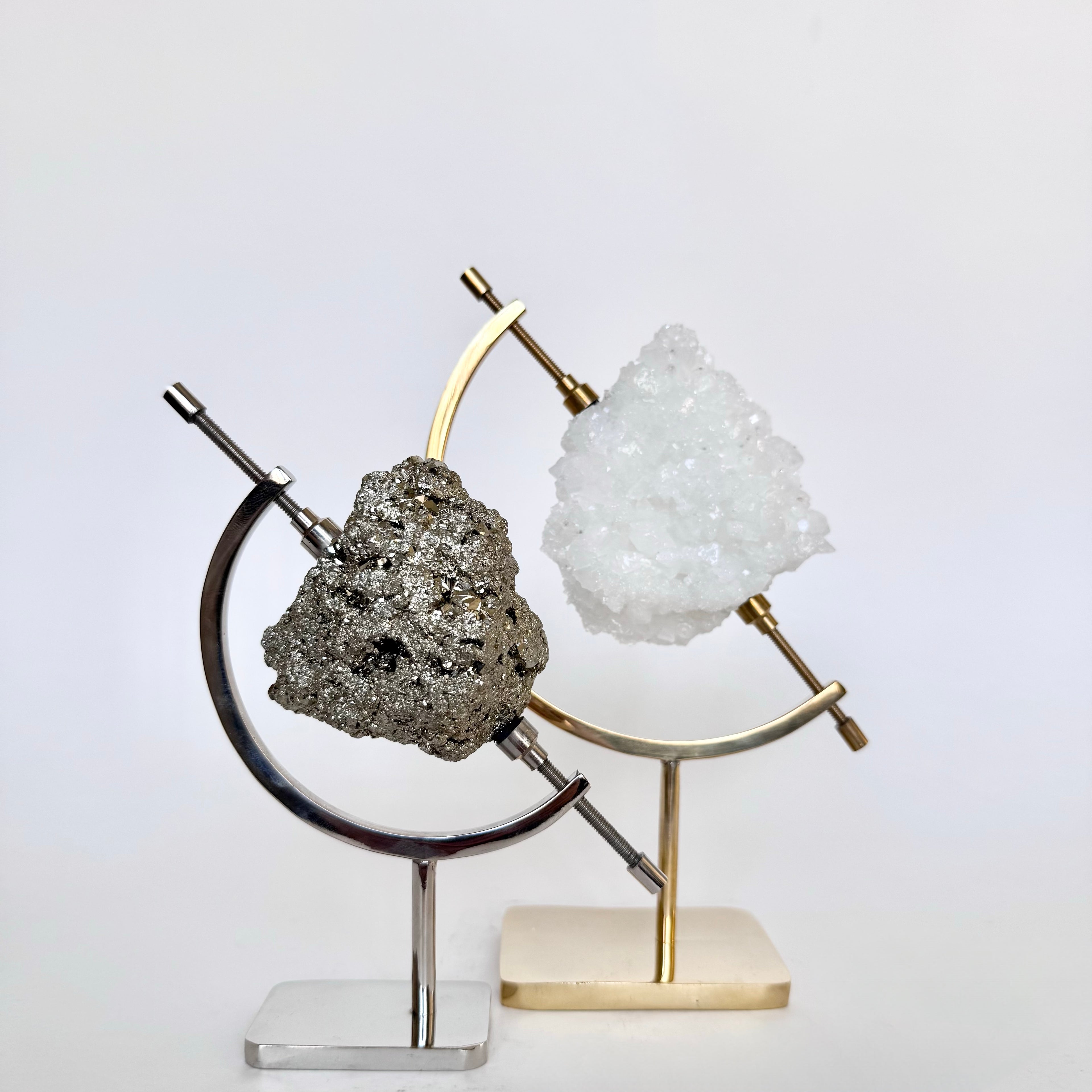 Pyrite + Chrome Arc Stand