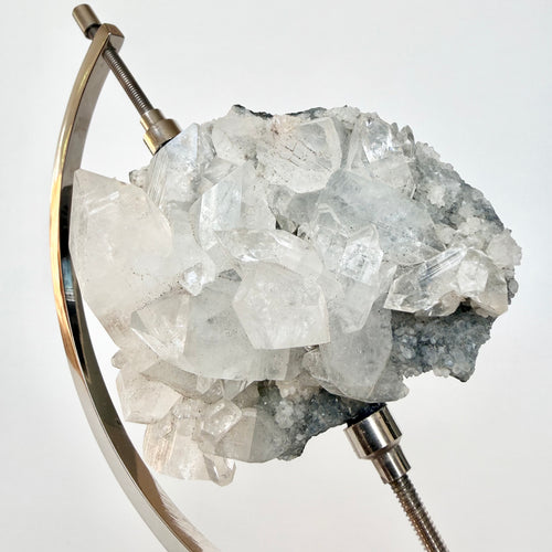 Apophyllite + Chrome Arc Stand
